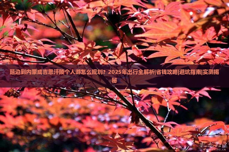 延边去内蒙成吉思汗陵个人游