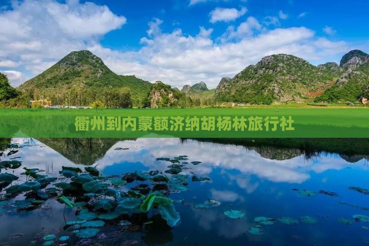衢州到内蒙额济纳胡杨林旅行社