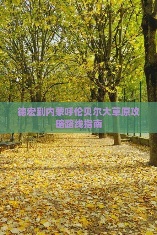 德宏到内蒙呼伦贝尔大草原攻略