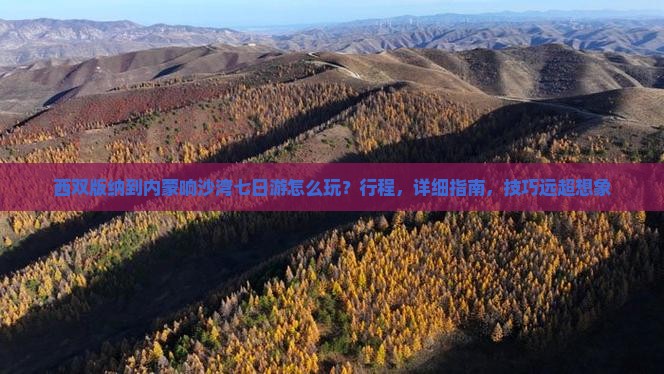 西双版纳到内蒙响沙湾七日游