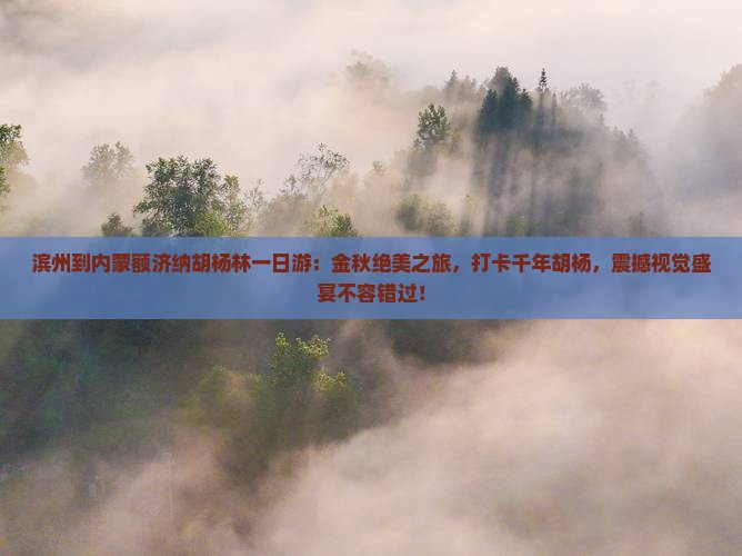 滨州到内蒙额济纳胡杨林一日游 滨州到内蒙额济纳胡杨林一日游
