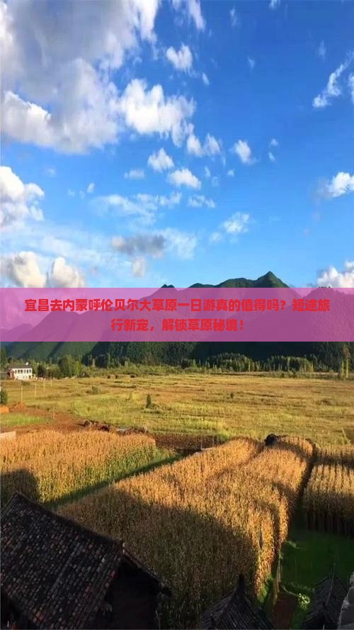 宜昌去内蒙呼伦贝尔大草原一日游