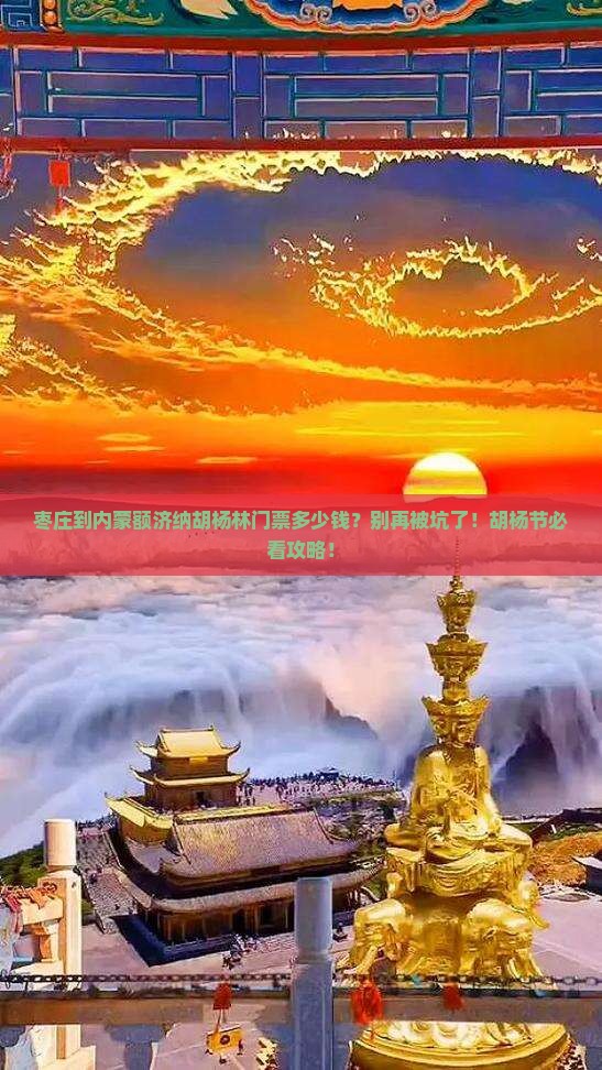 枣庄到内蒙额济纳胡杨林门票