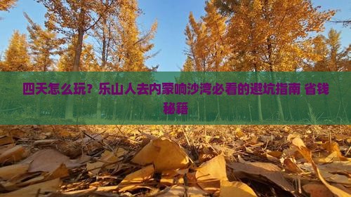 乐山去内蒙响沙湾四日游