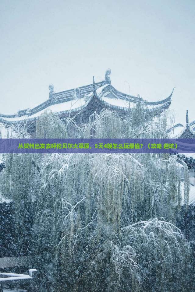 贺州到内蒙呼伦贝尔大草原旅行社