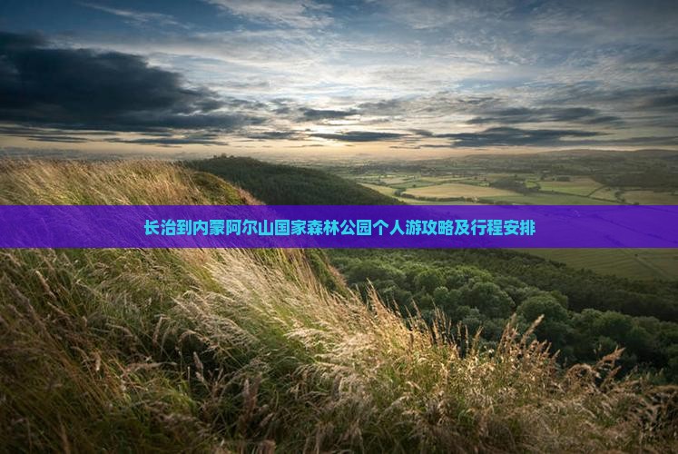 长治到内蒙阿尔山国家森林公园个人游