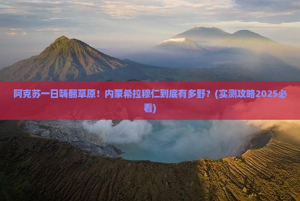 阿克苏到内蒙希拉穆仁草原一日游