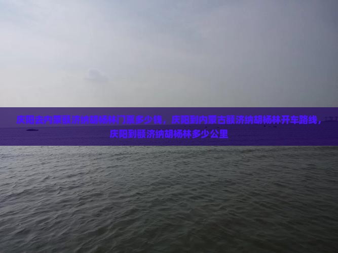 庆阳去内蒙额济纳胡杨林门票