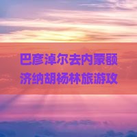 巴彦淖尔去内蒙额济纳胡杨林团体旅游