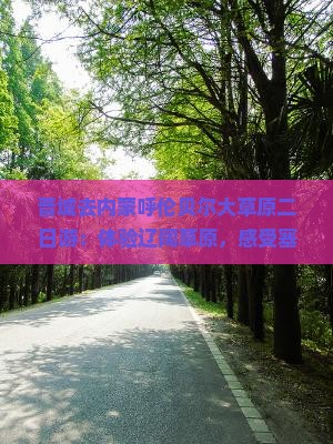 晋城去内蒙呼伦贝尔大草原二日游