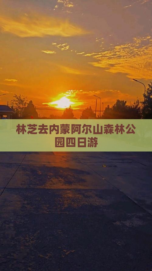 林芝去内蒙阿尔山国家森林公园四日游