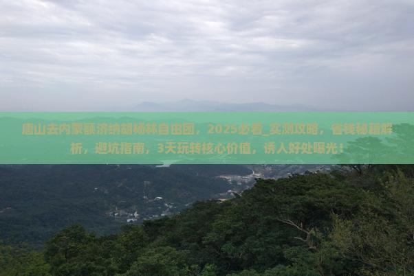 唐山去内蒙额济纳胡杨林自由团