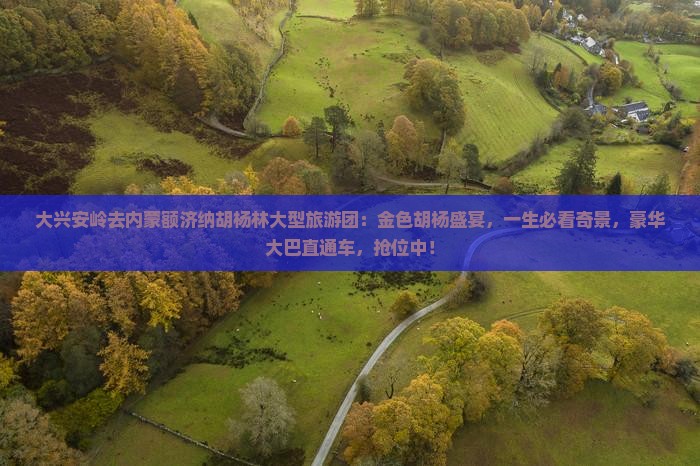 大兴安岭去内蒙额济纳胡杨林大型旅游团