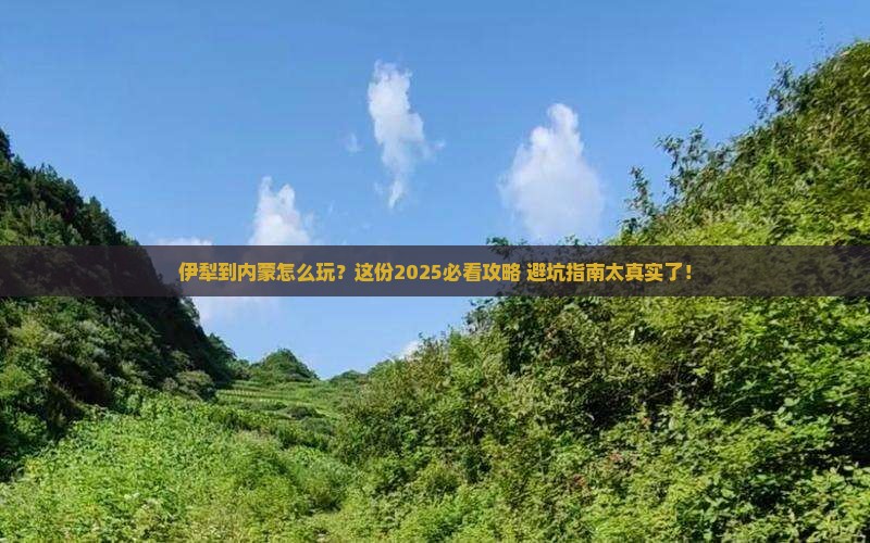 伊犁去内蒙旅行社
