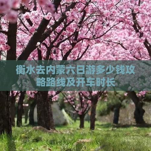 衡水去内蒙六日游