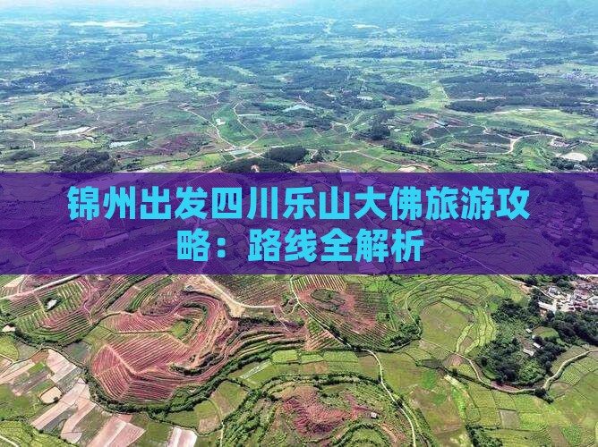 锦州去四川乐山大佛攻略