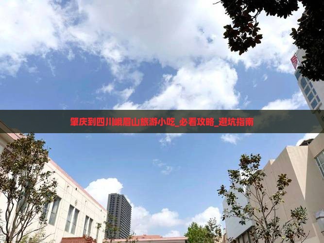 肇庆到四川峨眉山旅游小吃
