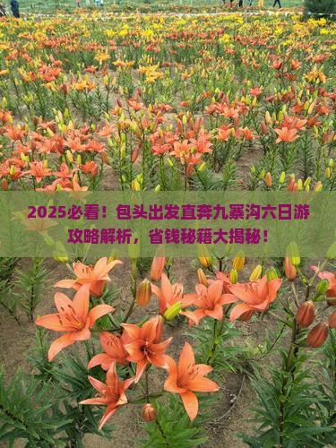 包头到四川九寨沟六日游