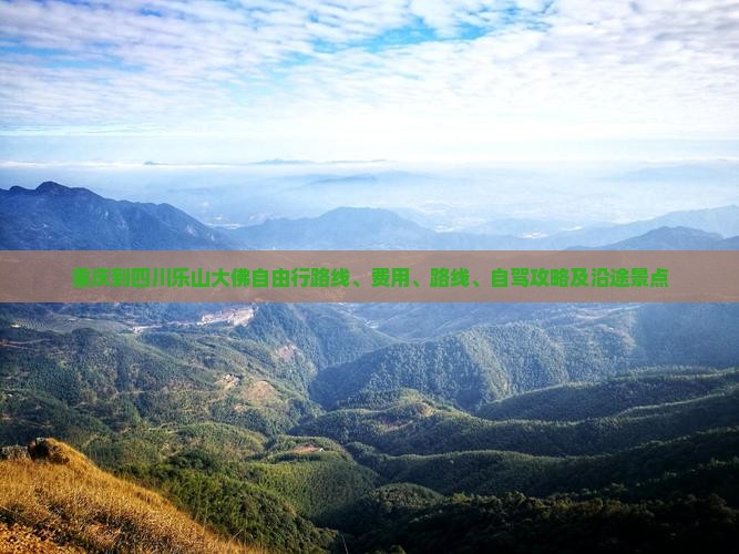 重庆到四川乐山大佛自由行