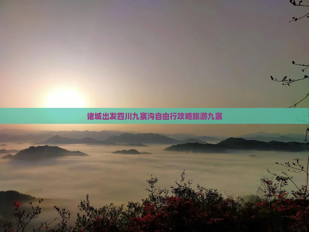 诸城去四川九寨沟自由行
