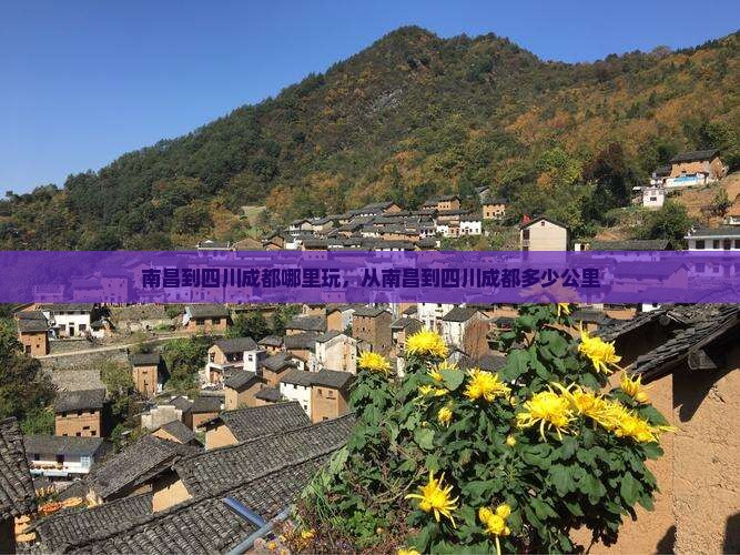 南昌到四川成都哪里玩