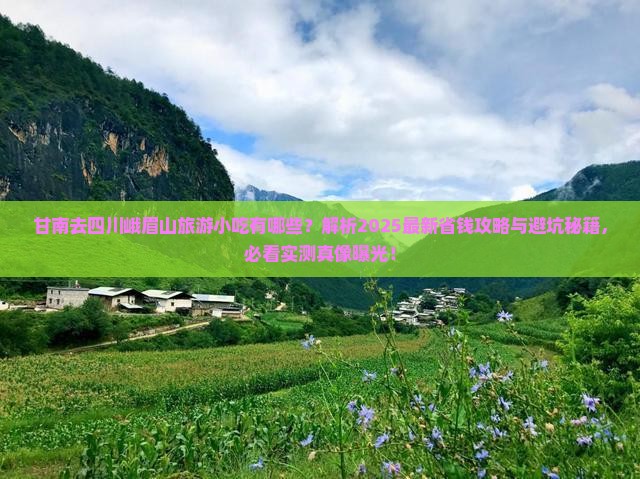 甘南去四川峨眉山旅游小吃