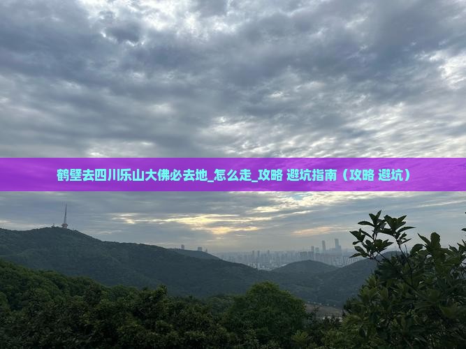鹤壁去四川乐山大佛必去地