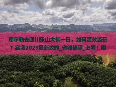 库尔勒去四川乐山大佛一日