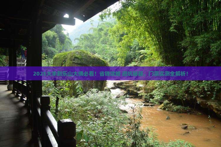 大丰到四川乐山大佛门票