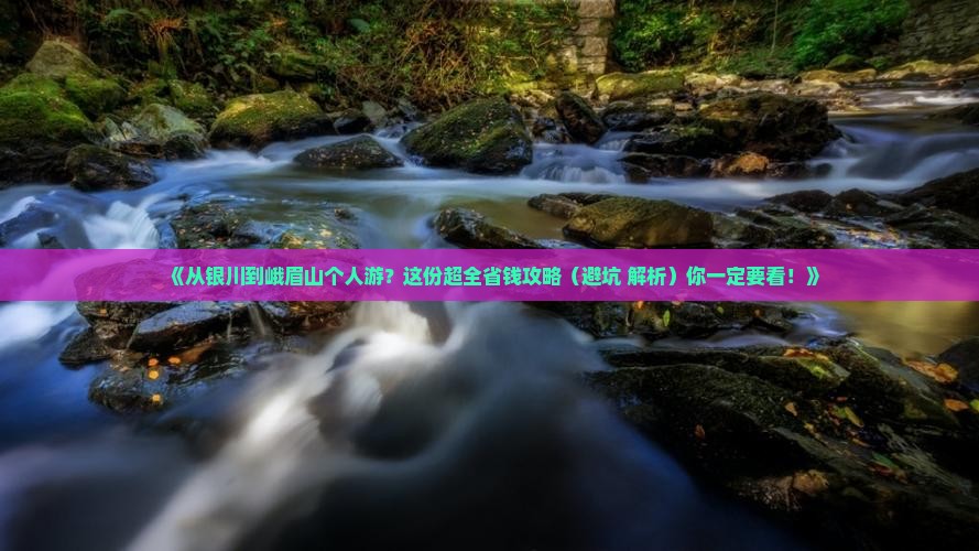 银川去四川峨眉山个人游