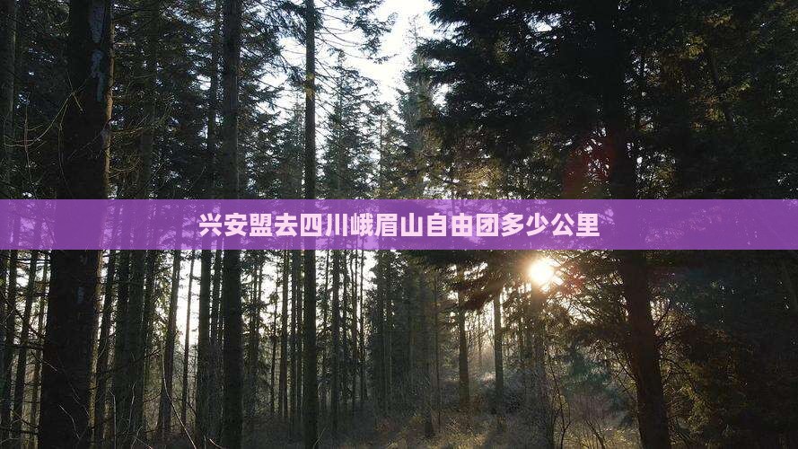 兴安盟去四川峨眉山自由团