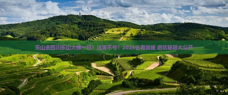 乐山去四川乐山大佛一日