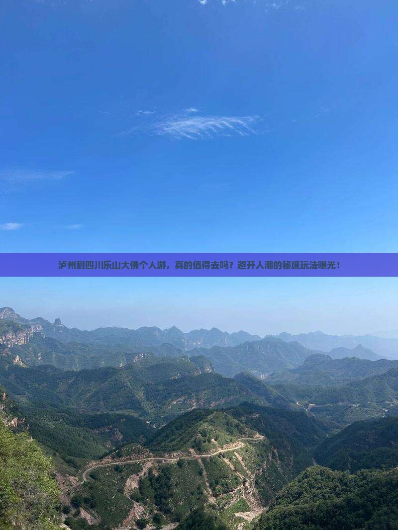 泸州到四川乐山大佛个人游
