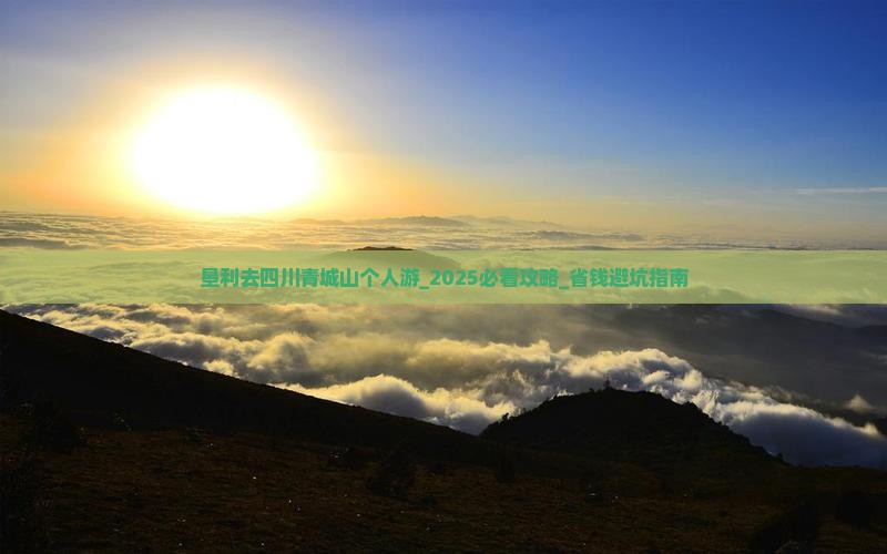 垦利去四川青城山个人游
