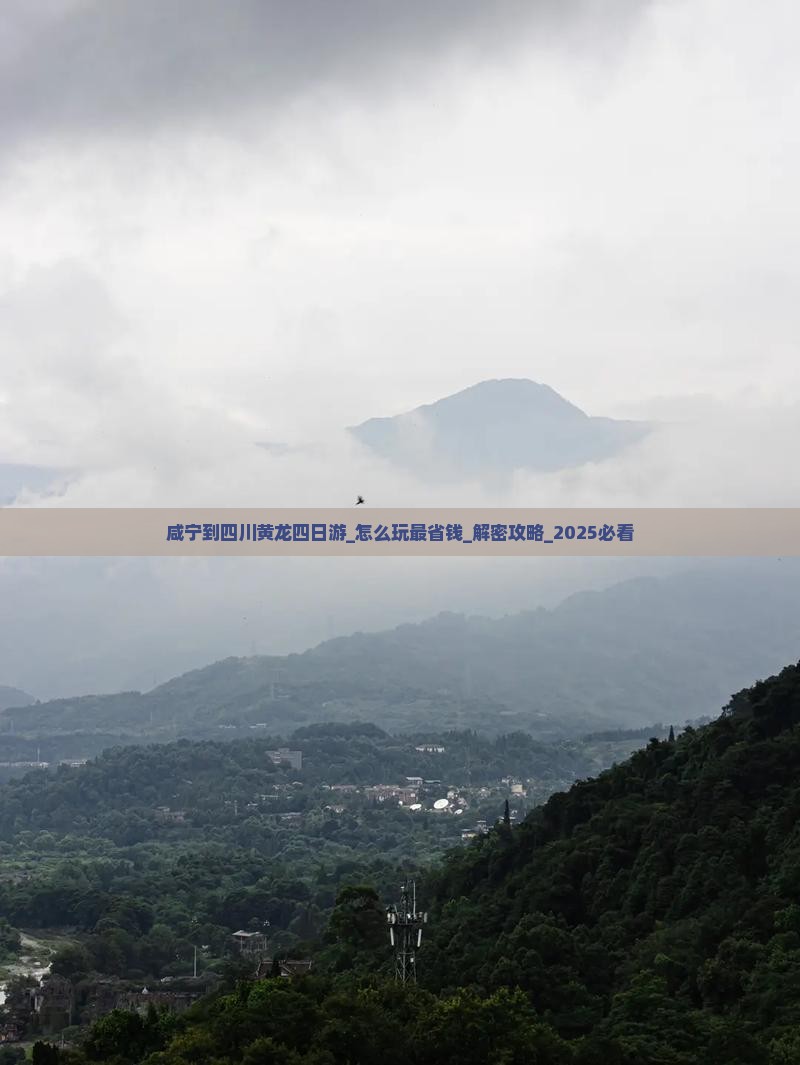 咸宁到四川黄龙四日游