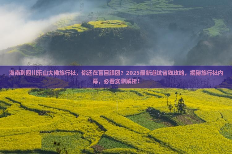 海南到四川乐山大佛旅行社