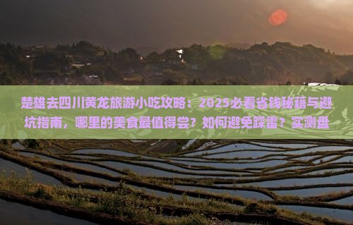 楚雄去四川黄龙旅游小吃