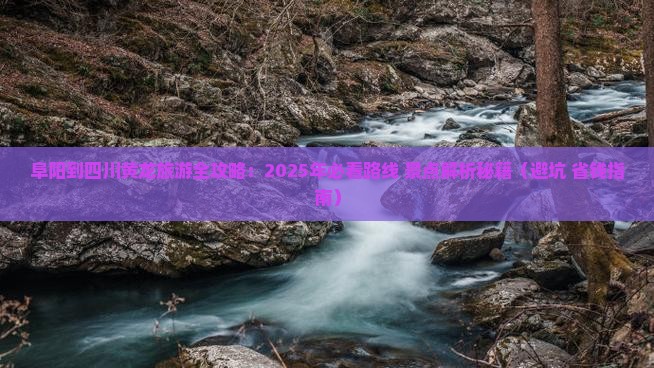 阜阳去四川黄龙旅游