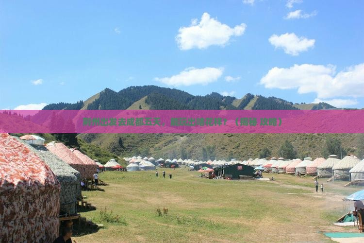 荆州到四川成都五日游