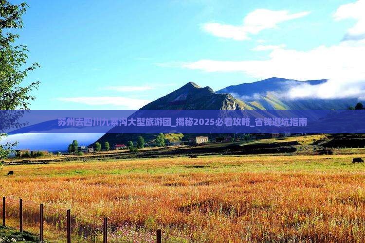 苏州去四川九寨沟大型旅游团