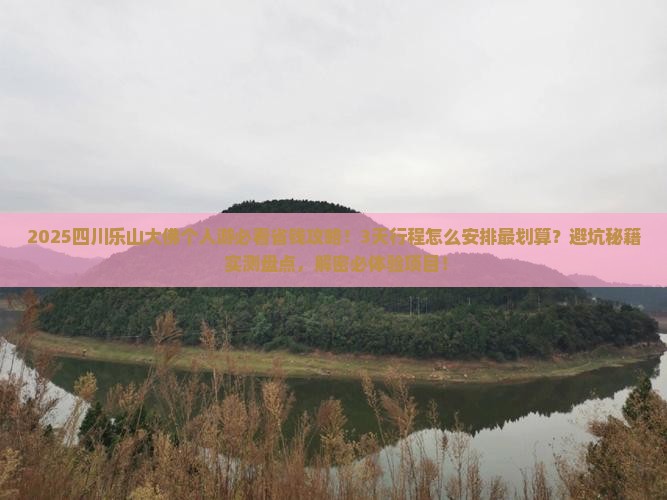 武威去四川乐山大佛个人游