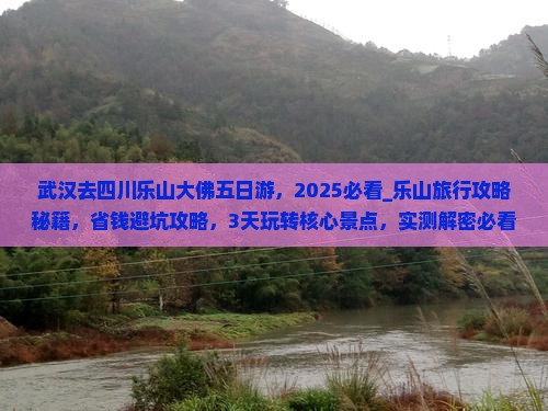 武汉去四川乐山大佛五日游