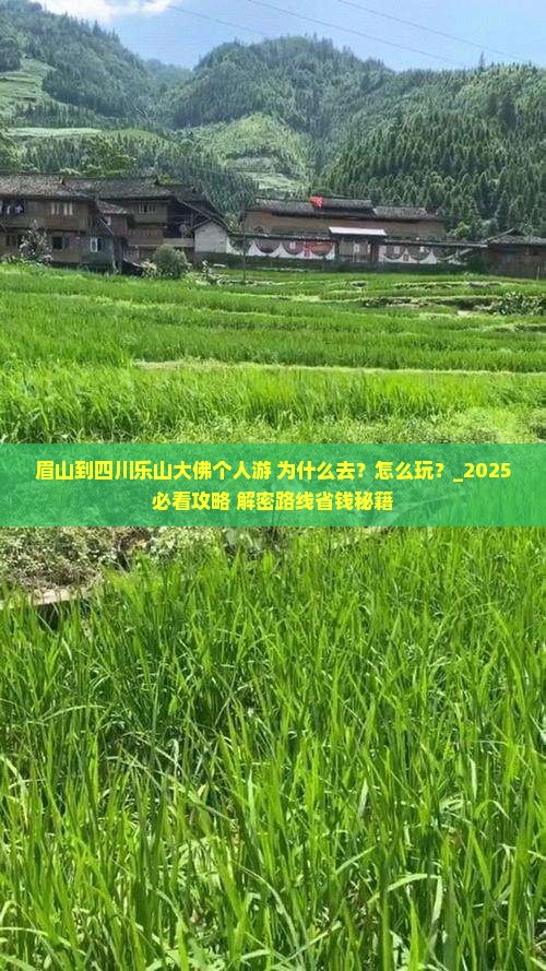 眉山到四川乐山大佛个人游