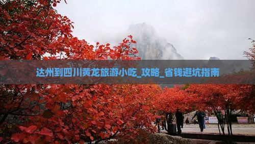 达州到四川黄龙旅游小吃
