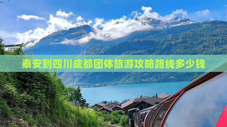 泰安到四川成都团体旅游