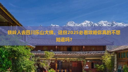铁岭去四川乐山大佛大型旅游团
