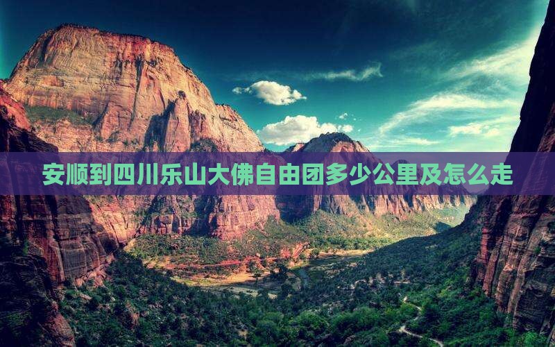 安顺到四川乐山大佛自由团