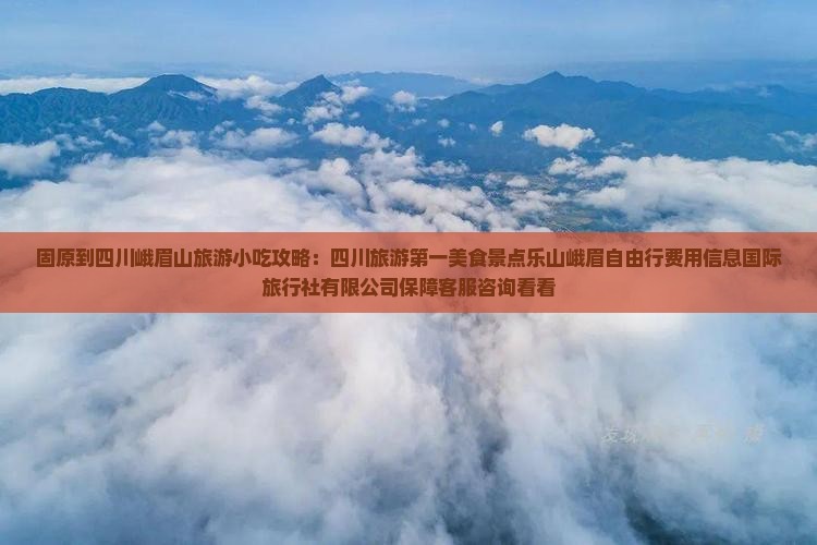 固原到四川峨眉山旅游小吃