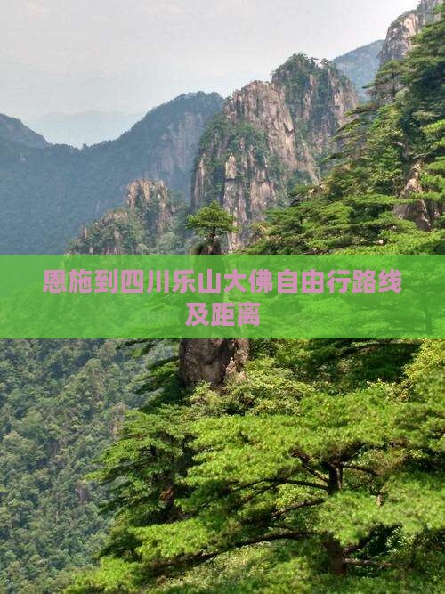 恩施到四川乐山大佛自由行