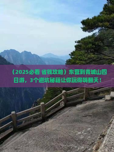 东营到四川青城山四日游